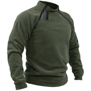 Angelo Ricci™ Men Outdoor Tactical Warm Fleece Turtleneck Sweater