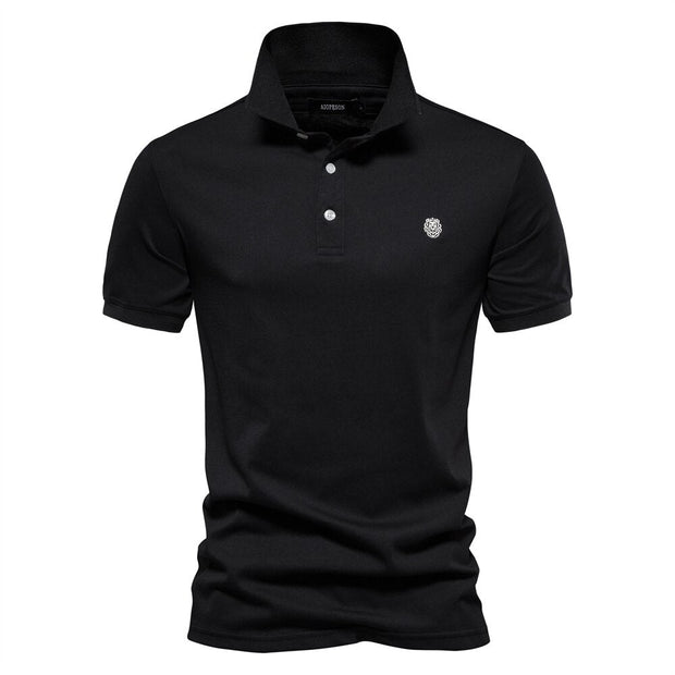 Angelo Ricci™ 100% Cotton Embroidered Polo Shirt