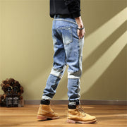 Angelo Ricci™ Fashion Pockets Desinger Streetwear Relaxed Jeans