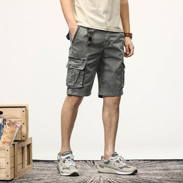 Angelo Ricci™ Tactical Multi-Pocket Fashion Jogger Shorts