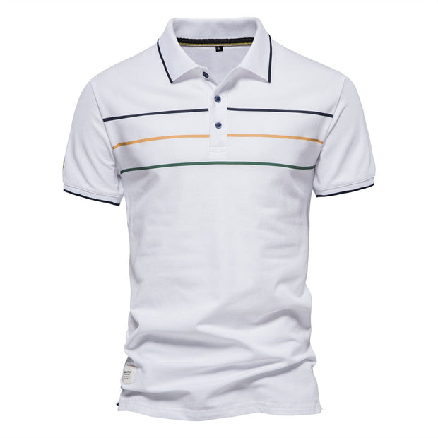 Angelo Ricci™ Brand Cotton Business Style Polo Shirt