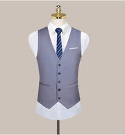 Angelo Ricci™ Formal Solid Color Business Office Suit Vest