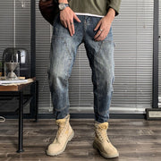 Angelo Ricci™ Fashion Harem Straight Cargo Jeans