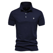 Angelo Ricci™ 100% Cotton Embroidered Polo Shirt