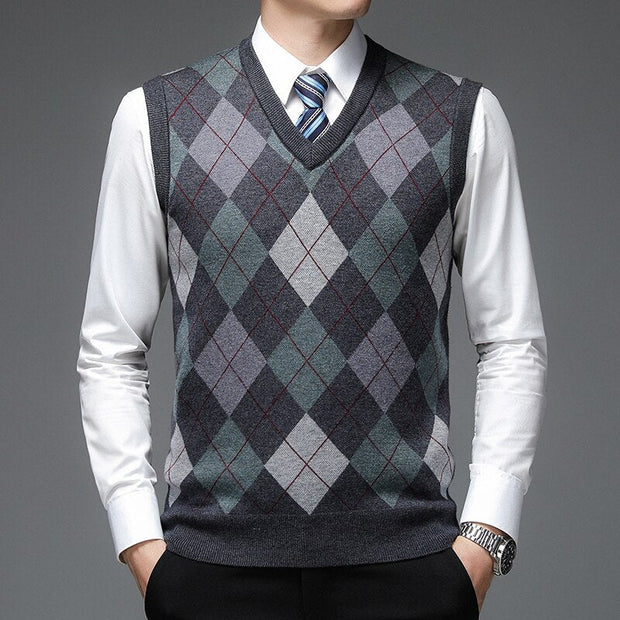 Angelo Ricci™ Warm Woolen Sweater Vest