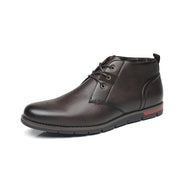 Angelo Ricci™ Men Casual Everyday Leather Ankle Boots