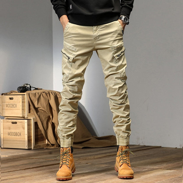 Angelo Ricci™ Streetwear Techwear Cargo Pants - Multi-Pocket Tactical Trousers