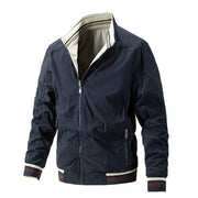 Angelo Ricci™ Reversible Outerwear Lapel Bomber Jacket