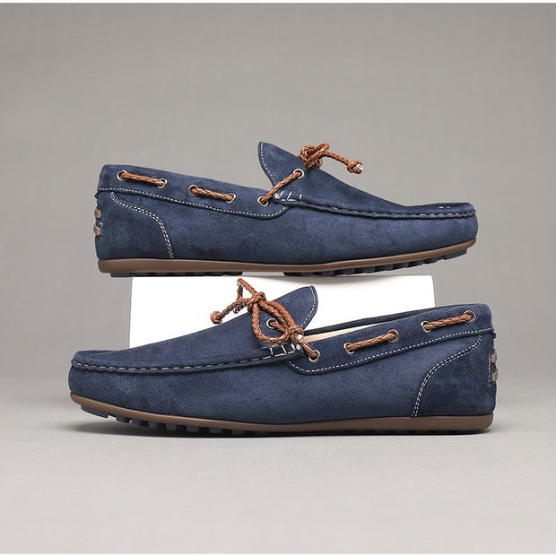 Angelo Ricci™ Lightweight Cow Suede Stylish Mocassins