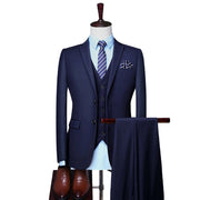 Angelo Ricci™ Single-Breasted Formal Business-Men Office 3Piece Suit