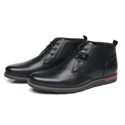 Angelo Ricci™ Men Casual Everyday Leather Ankle Boots