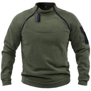 Angelo Ricci™ Men Outdoor Tactical Warm Fleece Turtleneck Sweater