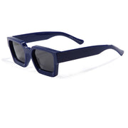 Angelo Ricci™ Thick Crystal Acetate Square Polarized Sunglasses