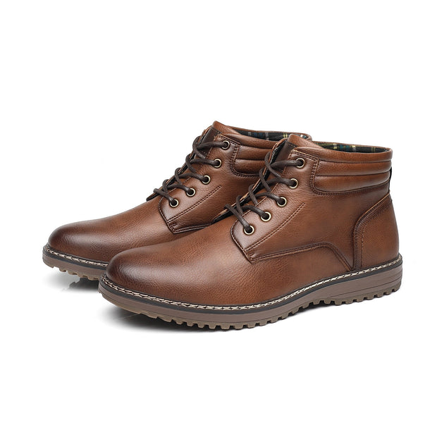 Angelo Ricci™ Luxury Handmade Leather Office Ankle Boots