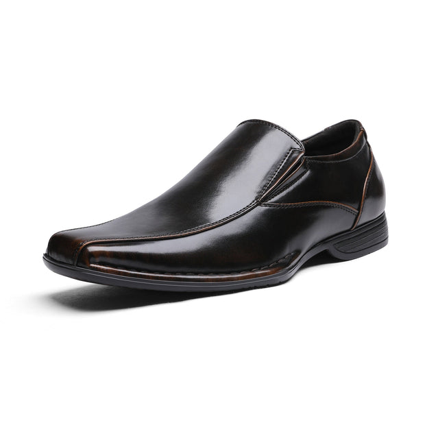 Angelo Ricci™ Executive Style Square Toe Leather Dress Shoes