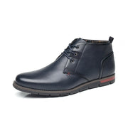 Angelo Ricci™ Men Casual Everyday Leather Ankle Boots