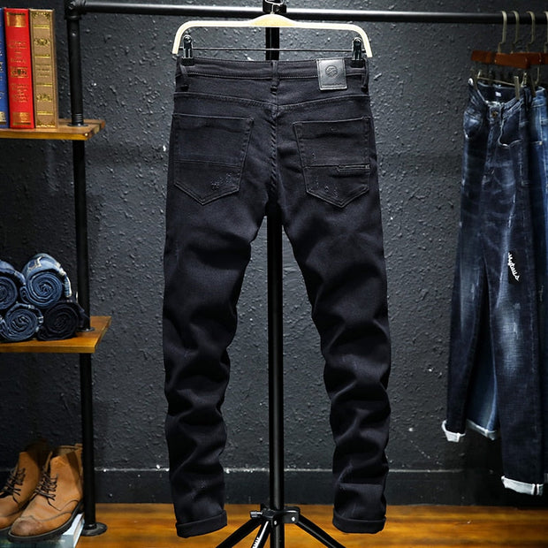 Angelo Ricci™ Skinny Casual Streetwear Denim Pants