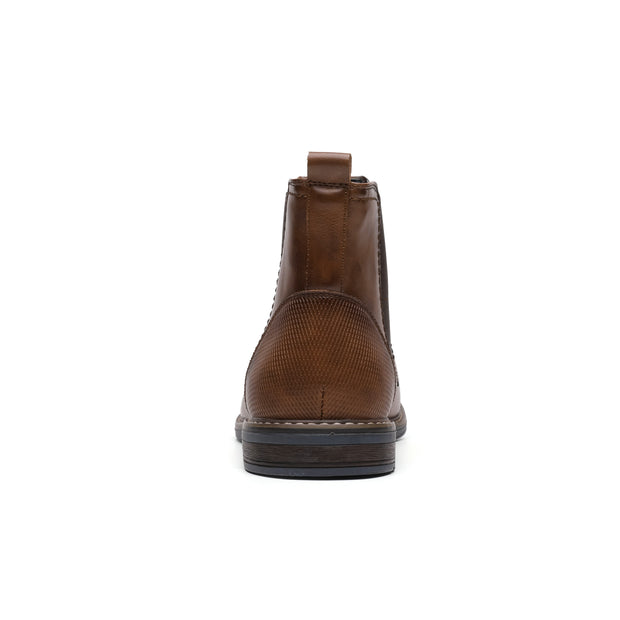 Angelo Ricci™ Designer Leather Comfortable Slip-On Chelsea Boots