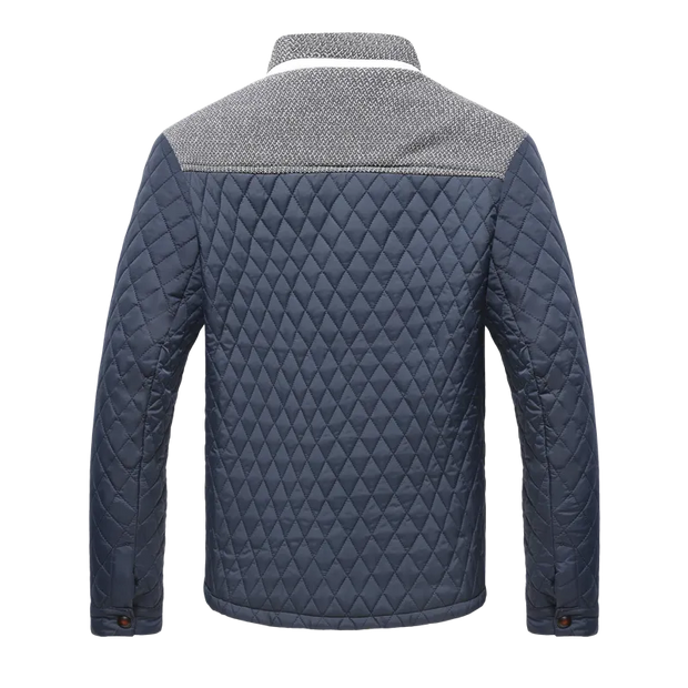 Angelo Ricci™ Warm Diamond Design Windproof Jacket