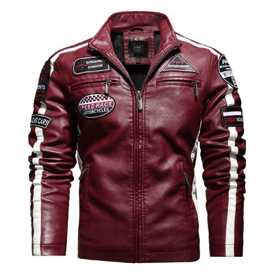 Angelo Ricci™ Moto Motorcycle Biker Leather Jacket