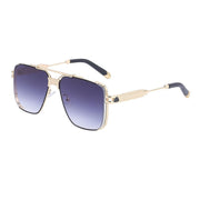 Angelo Ricci™ Fashion Luxury Metal Trend Big Frame Sunglasses
