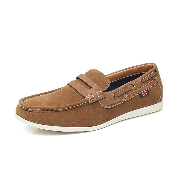 Angelo Ricci™ Designer Comfy Suede Loafers