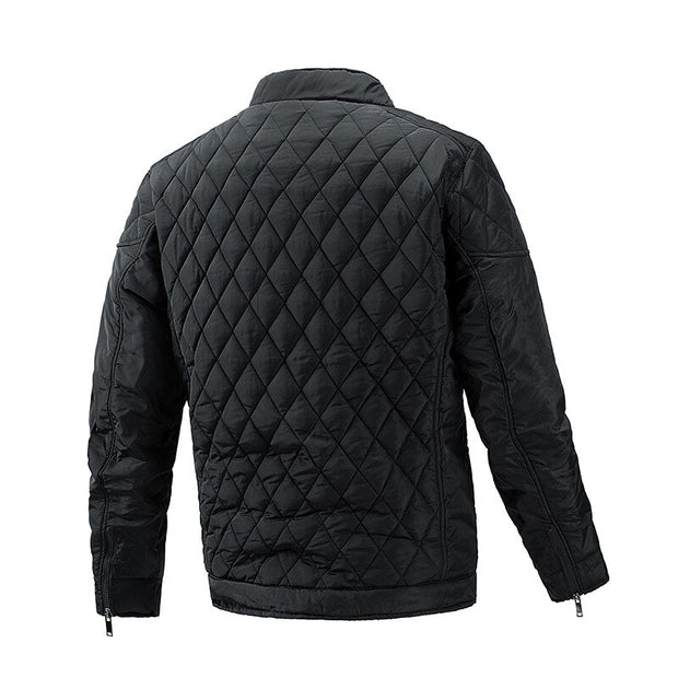 Angelo Ricci™ Solid Windproof Outwear Bomber Jacket