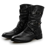 Angelo Ricci™ Punk Rock Biker Leather Boots