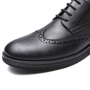 Angelo Ricci™ Genuine Leather Smart Business Brogue Dress Shoes