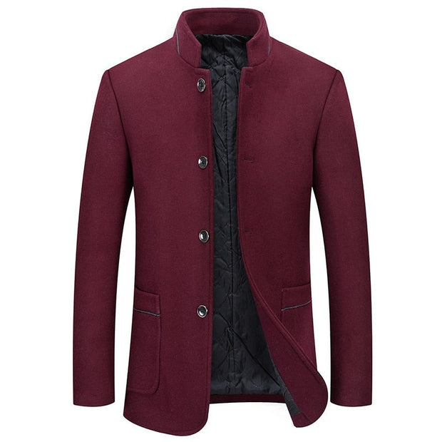 Angelo Ricci™ Winter Executive Business-Men Woolen Jacket