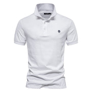 Angelo Ricci™ 100% Cotton Embroidered Polo Shirt