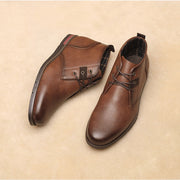 Angelo Ricci™ Men Casual Everyday Leather Ankle Boots