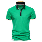 Angelo Ricci™ Summer Cotton Dots Business Polo Shirt