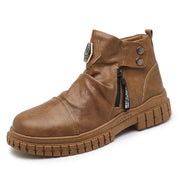 Angelo Ricci™ Vintage High Chelsea Motorcycle Rubber Boots
