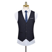 Angelo Ricci™ Formal Solid Color Business Office Suit Vest