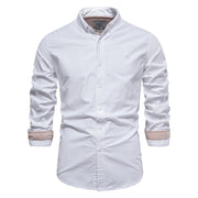 Angelo Ricci™ Brand Cotton Business Casual Oxford Dress Shirt