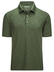 Angelo Ricci™ 3 Button Down Golf Polo Shirt