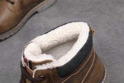 Angelo Ricci™ Designer Handmade Faux Fur Leather Winter Boots