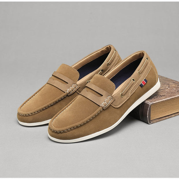 Angelo Ricci™ Designer Comfy Suede Loafers