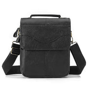 Angelo Ricci™ Casual Design Tablet Size Leather Crossbody Bag