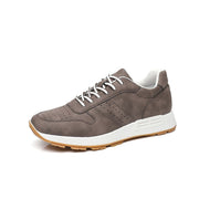 Angelo Ricci™ Leather Comfy Walking Jogging Sneakers
