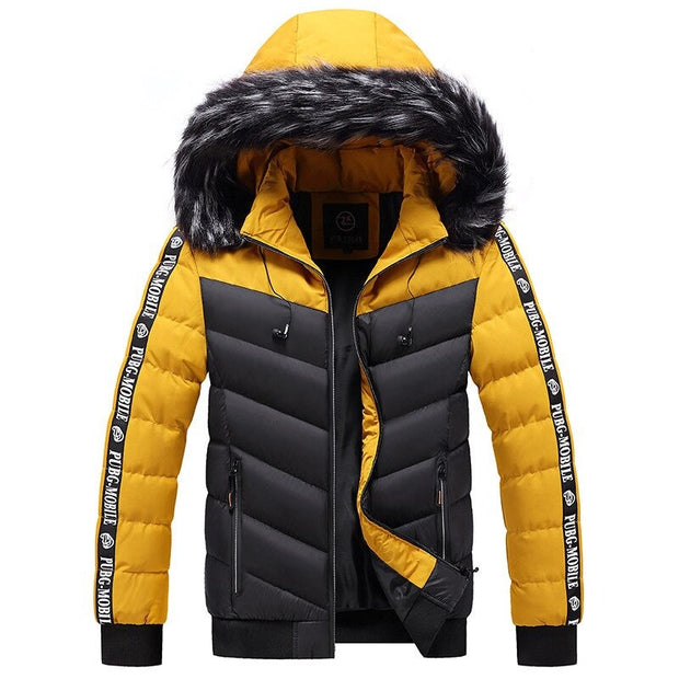 Angelo Ricci™ Patchwork Thick Warm Fur Hood Waterproof Parka