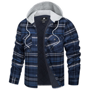 Angelo Ricci™ Lumberjack Cotton Flannel Hooded Jacket