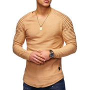 Angelo Ricci™ Fold Long Sleeves Hombre T-Shirt