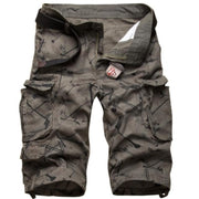 Angelo Ricci™ Cotton Camouflage Cargo Shorts