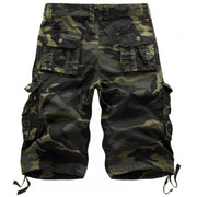 Angelo Ricci™ Military Camo Cargo Shorts