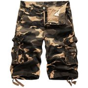 Angelo Ricci™ Military Camo Cargo Shorts