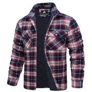 Angelo Ricci™ Autumn Cotton Quilted Lined Flannel Shirt Jacket