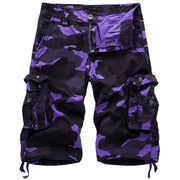 Angelo Ricci™ Military Camo Cargo Shorts