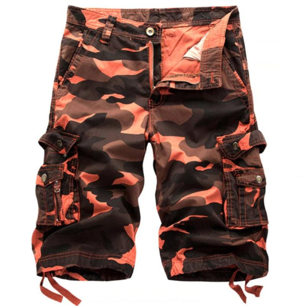 Angelo Ricci™ Military Camo Cargo Shorts